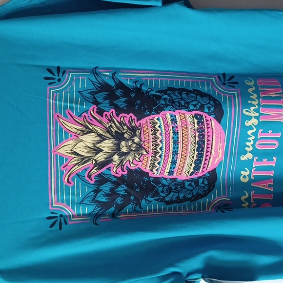 Sunshine Raised Beach Girl T Shirt In A Sunshine State of Mind - Picture 2 of 4